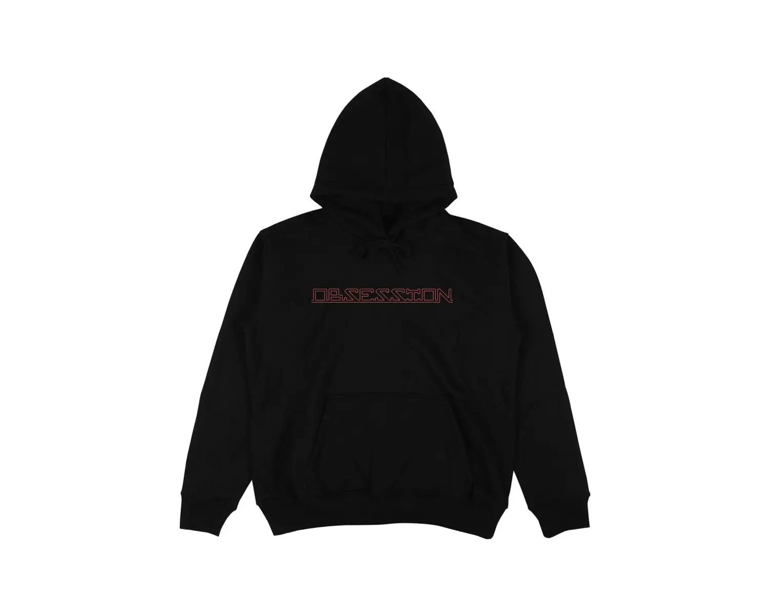 Obsession Siyah Oversize Unisex Kapüşonlu Sweatshirt Hoodie