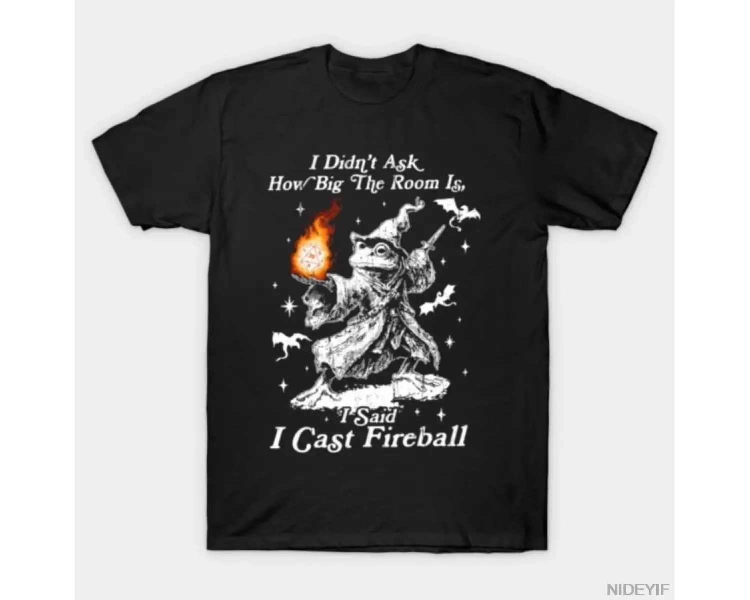 Odayın Ne Kadar Büyük Olduğunu Sormadım Ateş Topu Atadım Diye Söyledim Erkek Kadın %100 Pamuk