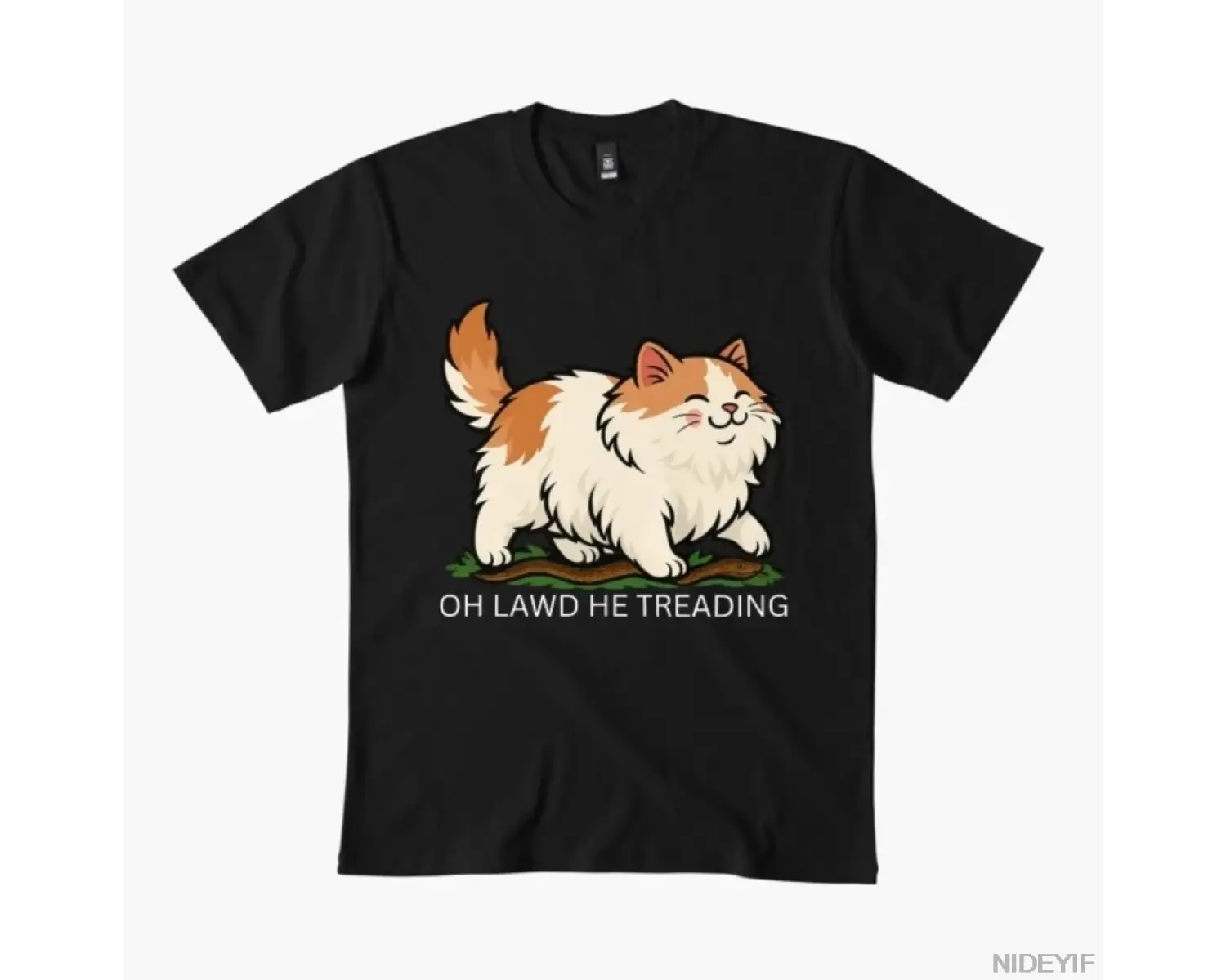 Oh Tanrım O Sevimli Tombul Kedi Meme T-shirt Erkekler Kadınlar Için % 100% Pamuk T Shirt 3XS-