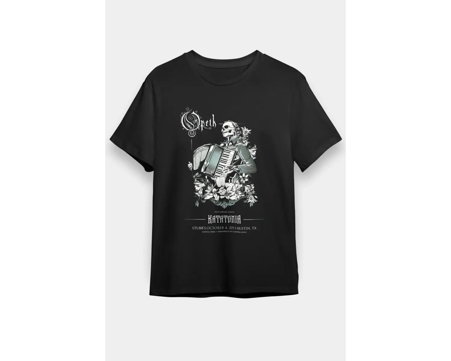 Opeth Baskılı Unisex Beyaz Tişört