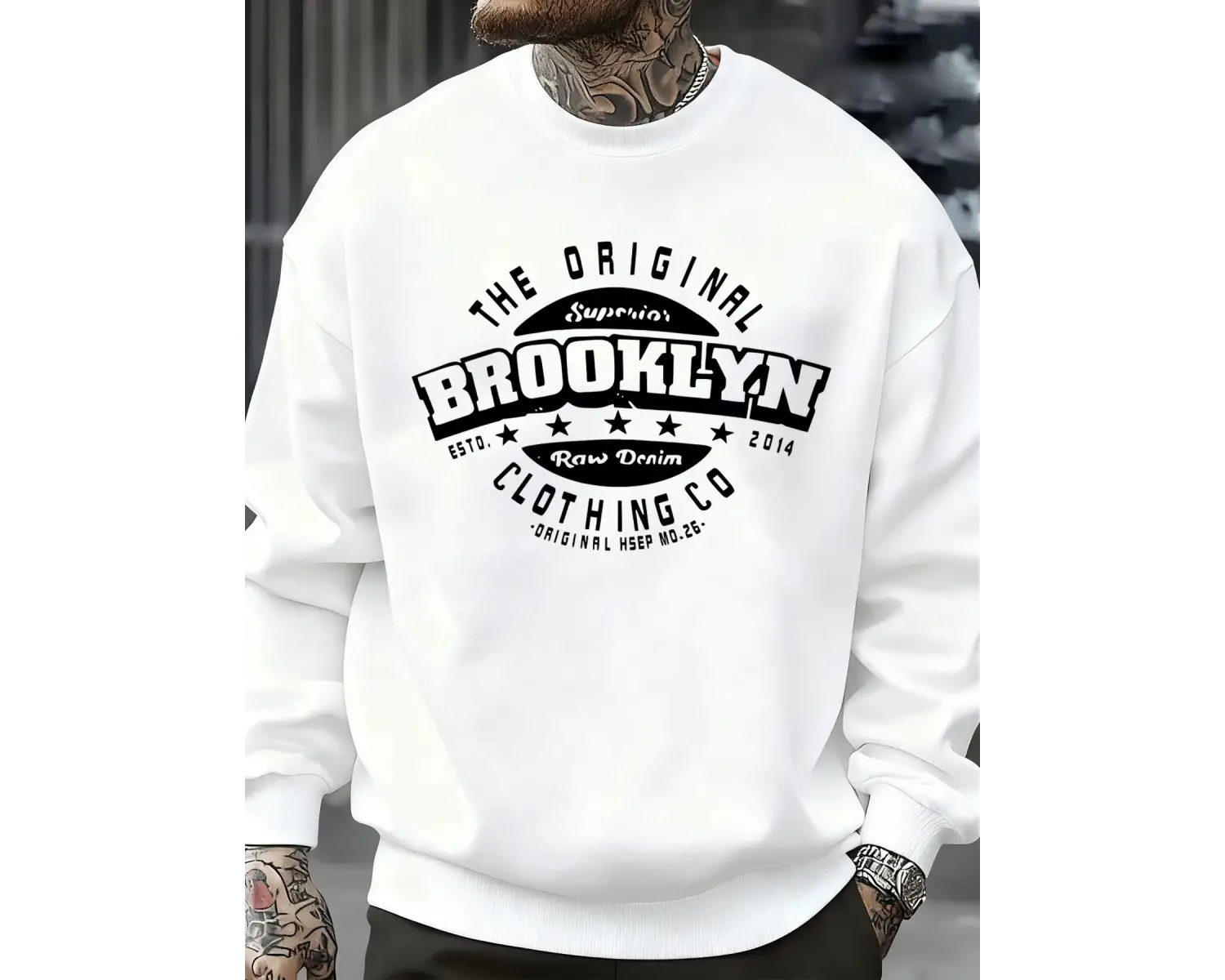 Orijinal Brooklyn Giyim Şirketi Tasarım Erkekler Kazak Sonbahar Hip Hop Kazaklar Yumuşak Tişö