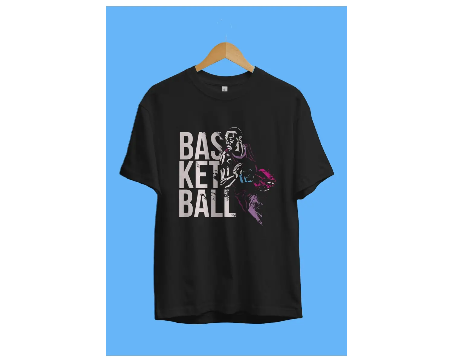 Oversize Basketbol Sever Tasarım Baskılı Unisex Tişört