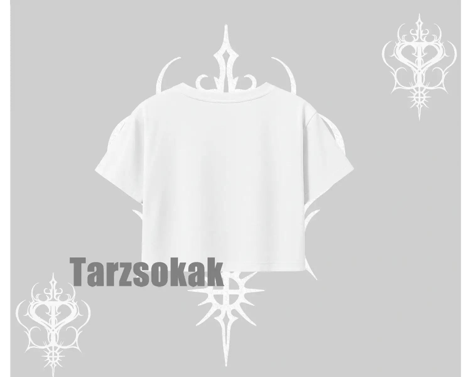 Oversize Crop Tshirt Best Friends Forever Baskılı Sevimli Tasarım