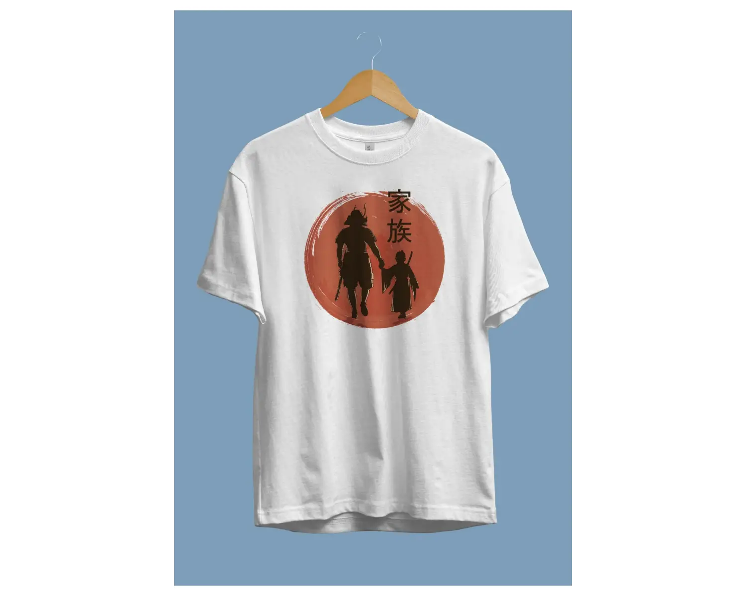 Oversize Japon Katana Samuray Usta Ögretmen Ögrenci Tasarım Baskılı Unisex Tişört