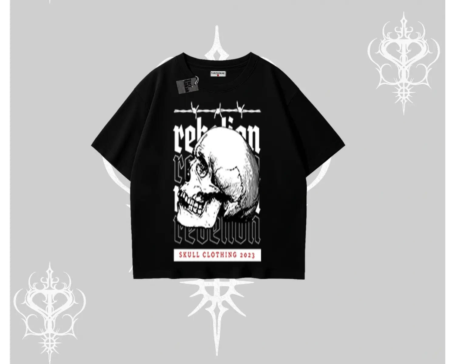 Oversize Tshirt Rebellion Skull Underground Street Legacy