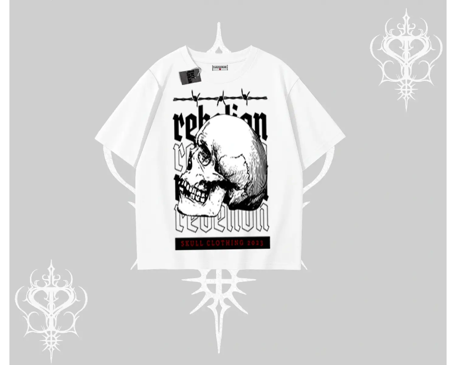 Oversize Tshirt Rebellion Skull Underground Street Legacy
