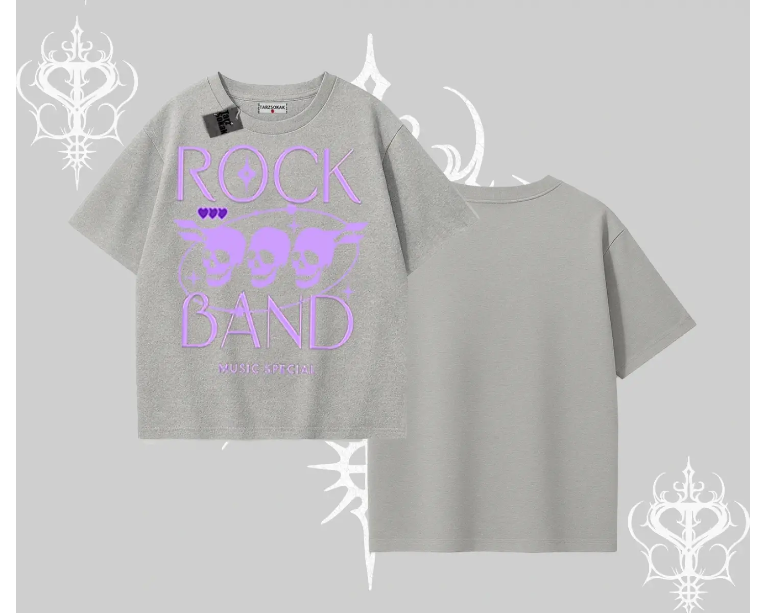 Oversize Tshirt Rock Band Street Noise Culture