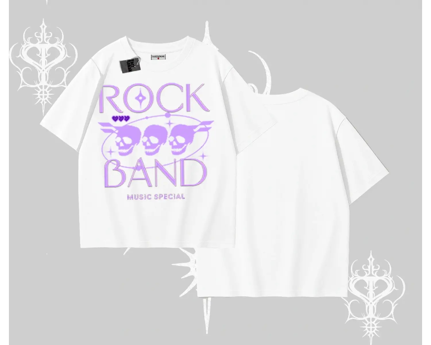 Oversize Tshirt Rock Band Street Noise Culture