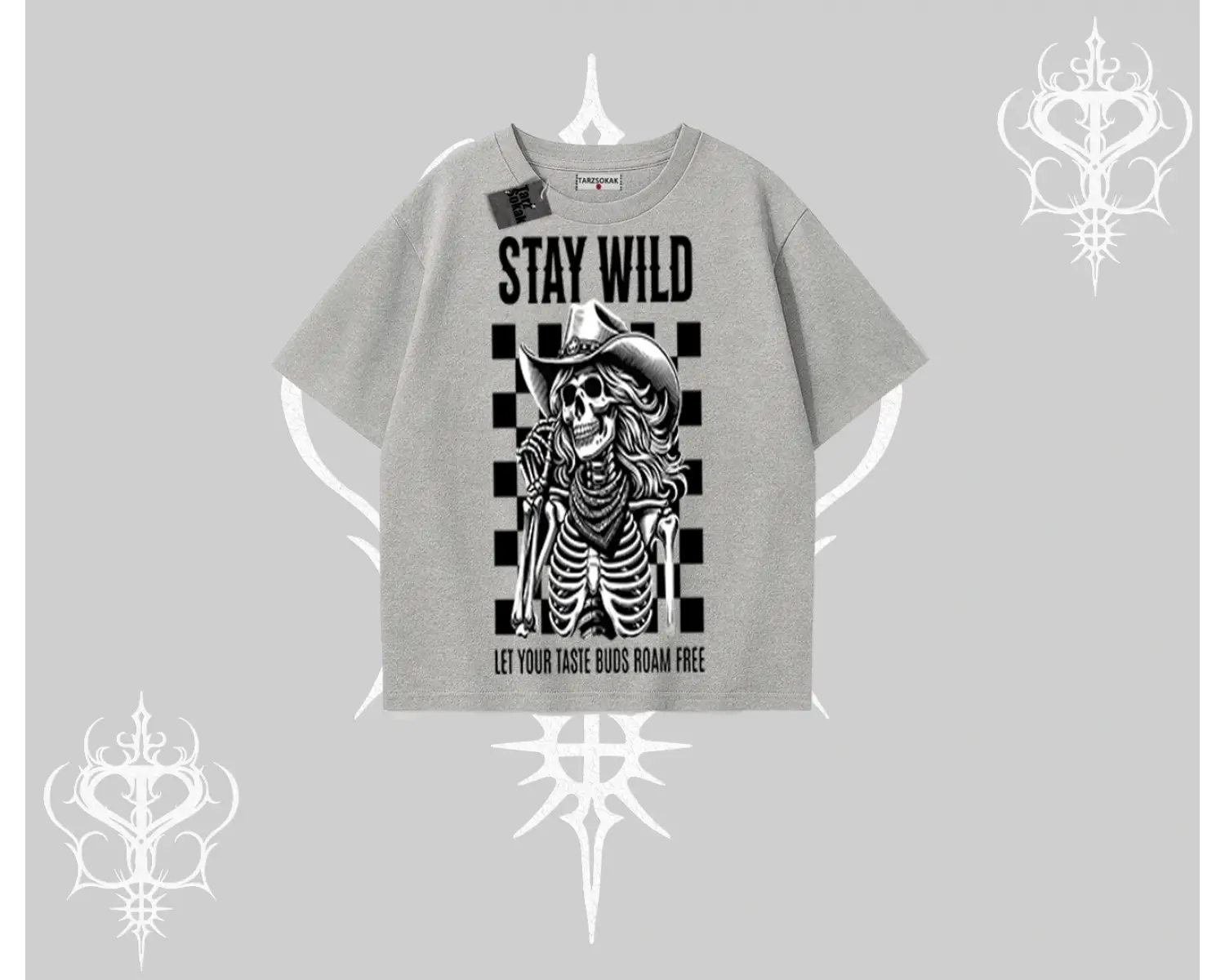 Oversize Tshirt Stay Wild Rock Spirit Urban Riot