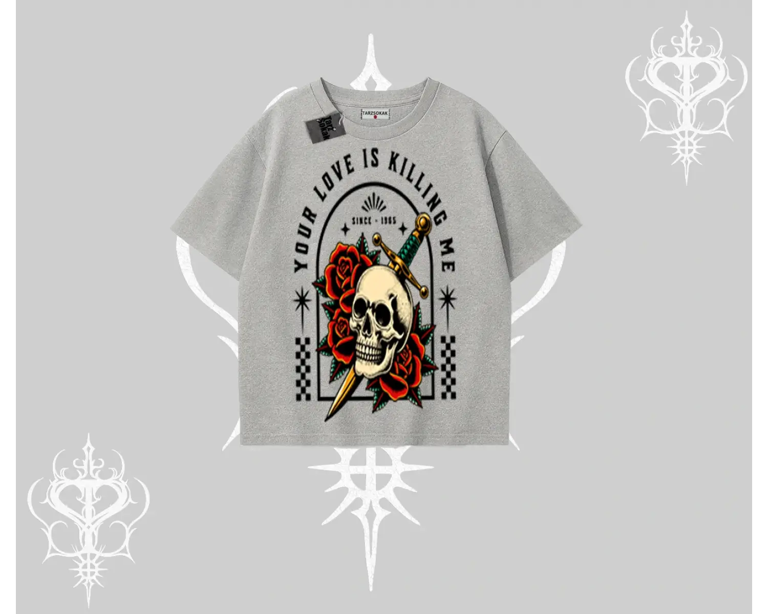 Oversize Tshirt Your Love Is Killing Me Dead Romance