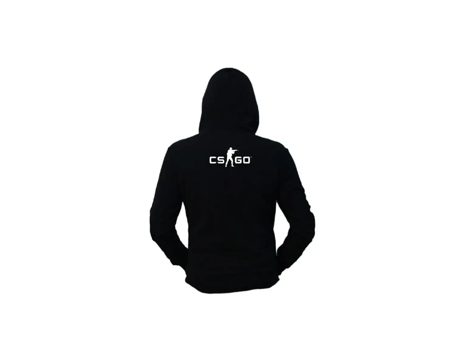Oversize Unisex Cs Go Counter Strike Siyah Sweatshirt