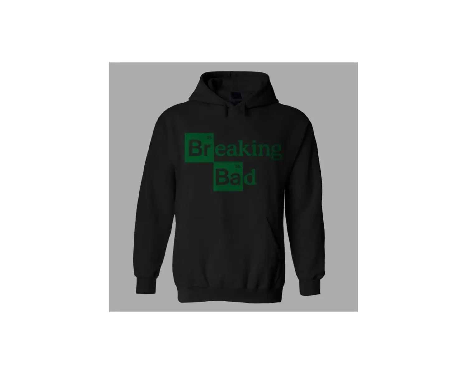 Oversize Unisex Siyah Breaking Bad Hoodie