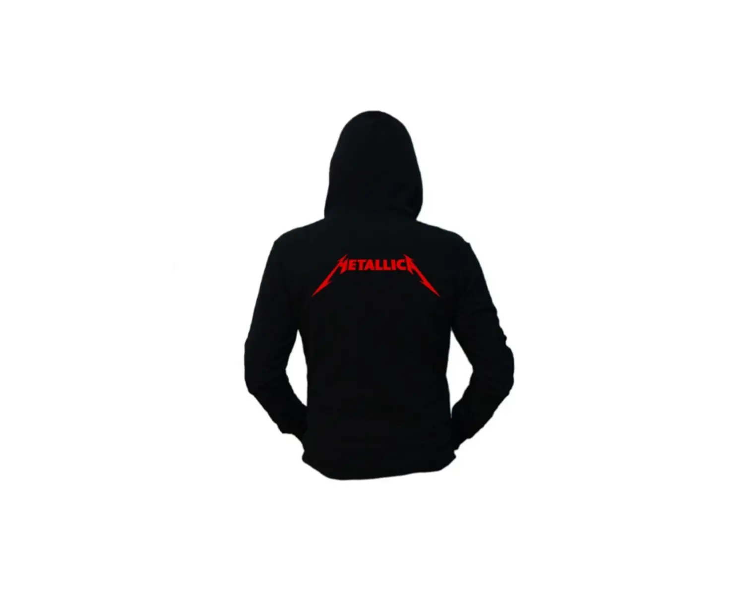 Oversize Unisex Siyah Metallica And Justice For All Hoodie