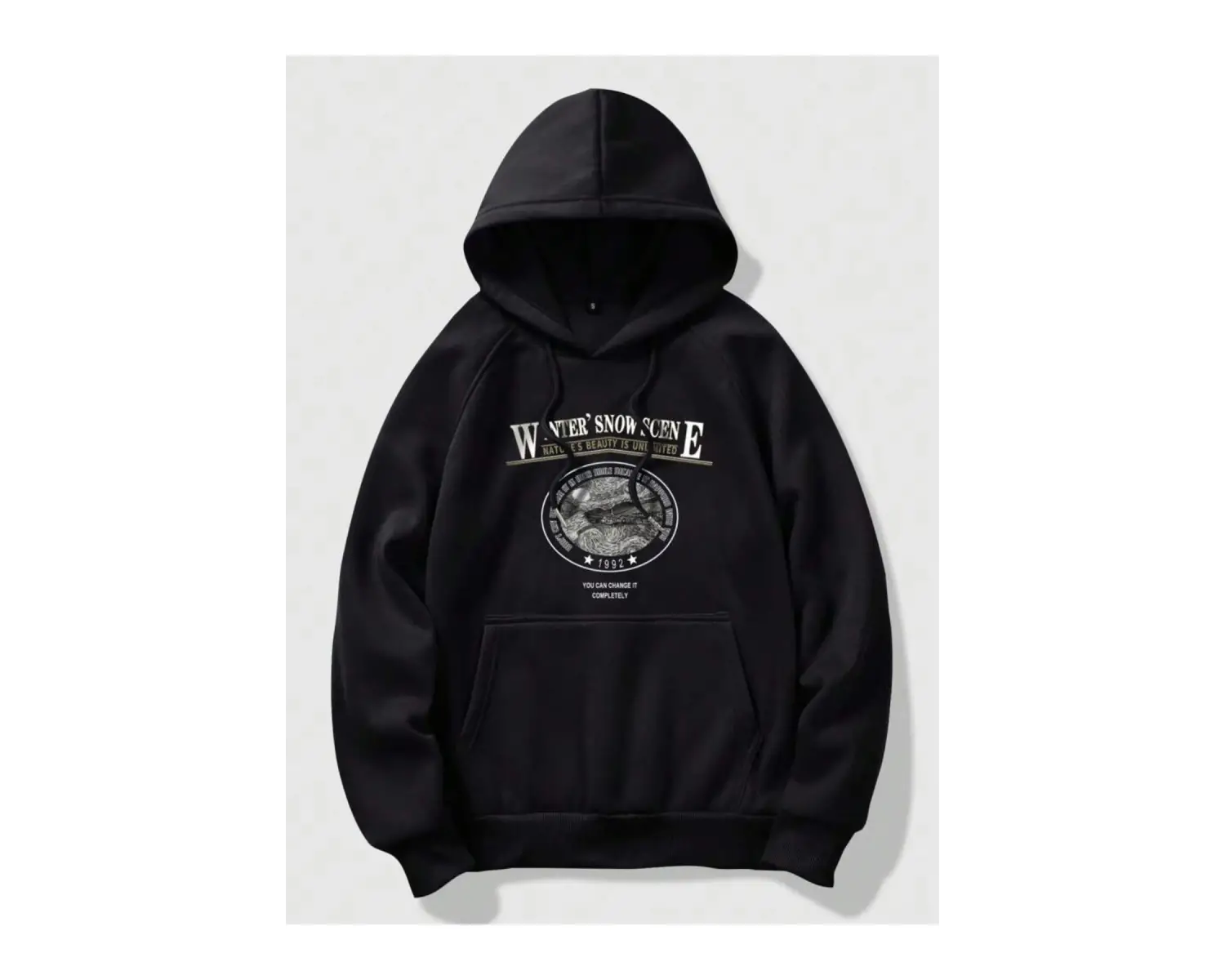 Özel Tasarım Bisiklet Yaka Disney Kahramanları Baskılı Süper Oversize Kadın Sweatsh Beyaz