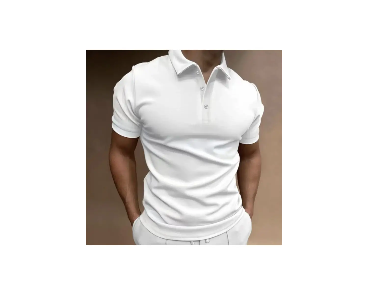 Özel Tasarım Düğmeli Polo Yaka %100 Pamuk Spor-klasik Şık Busıness Erkek T-shırt