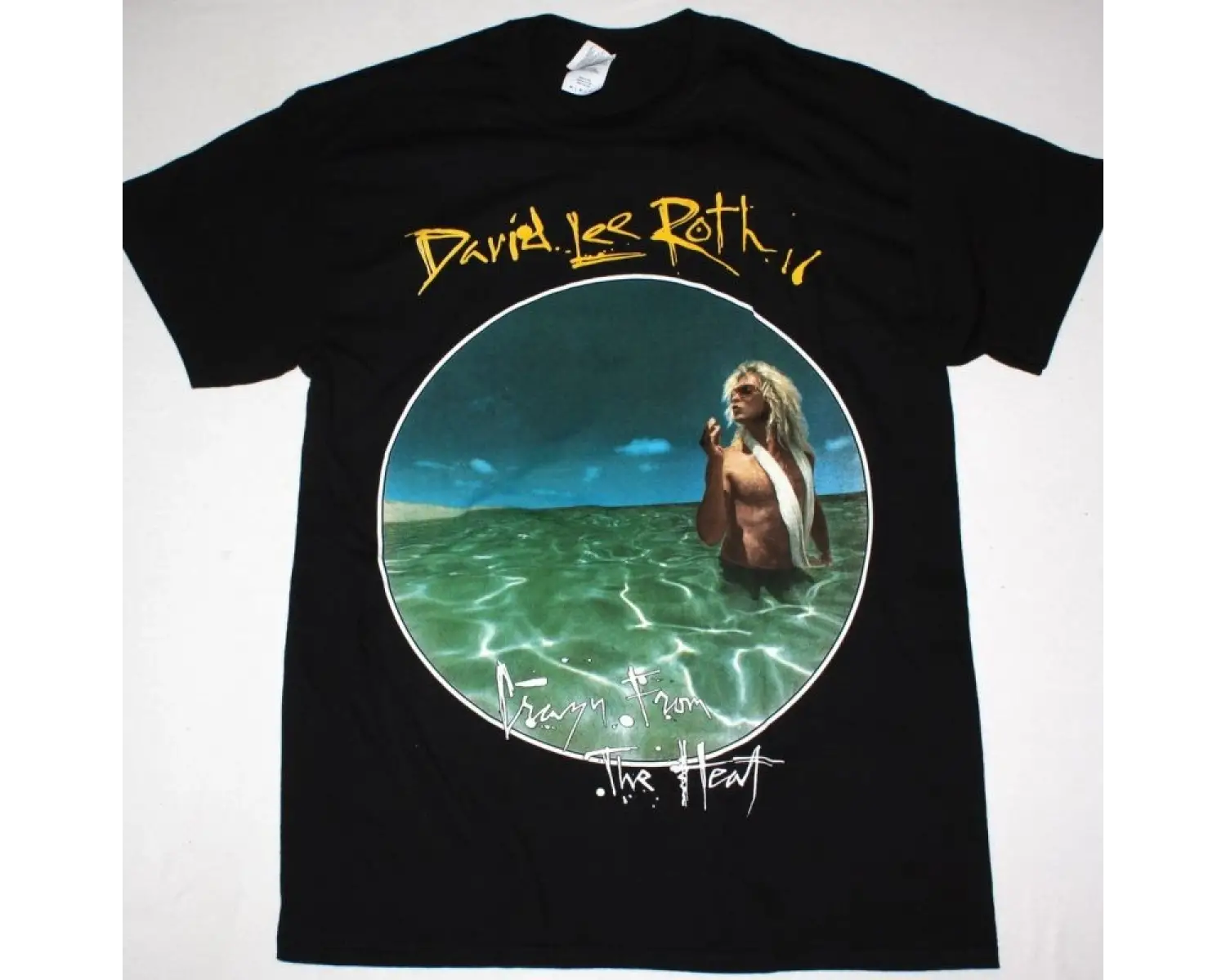 OZZY OSBOURNE BLIZZARD OF OZZ 1981 TOUR NEW BLACK T-SHIRT ÖN VE ARAKA BASKILI