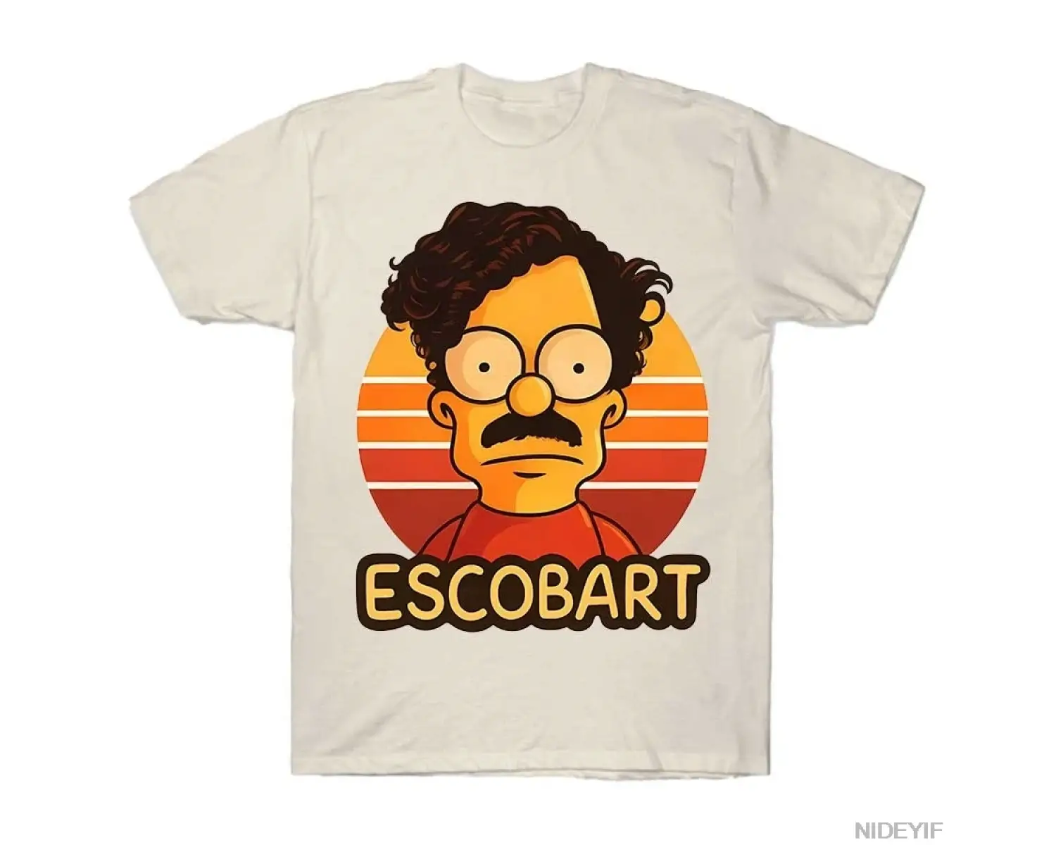 Pablo Escobar bart simpson T-shirt Erkekler Kadınlar Için % 100% Pamuk T Shirt Kısa Kollu Üst