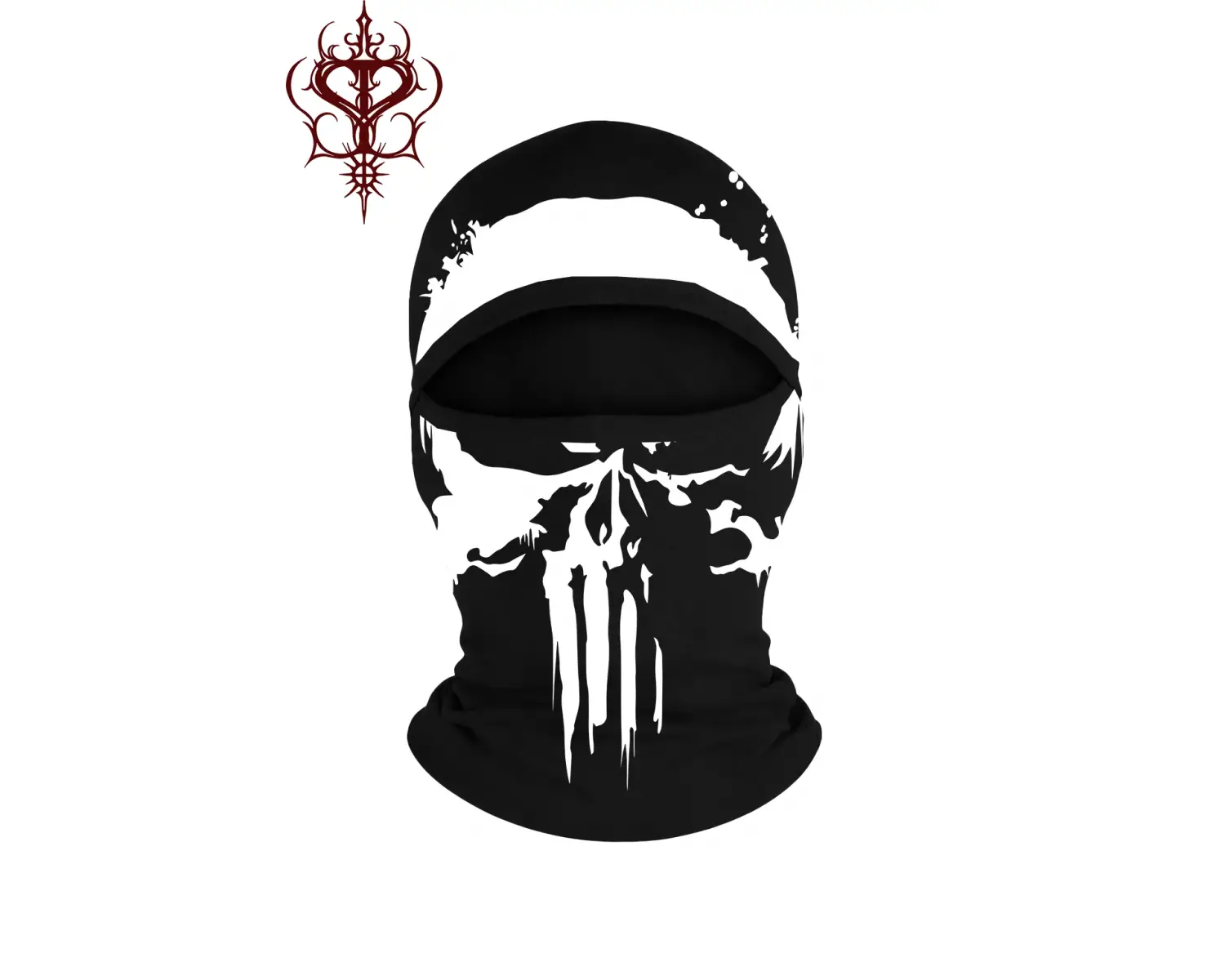 Painted Skull  Motosiklet Giyim Maske & Balaklava