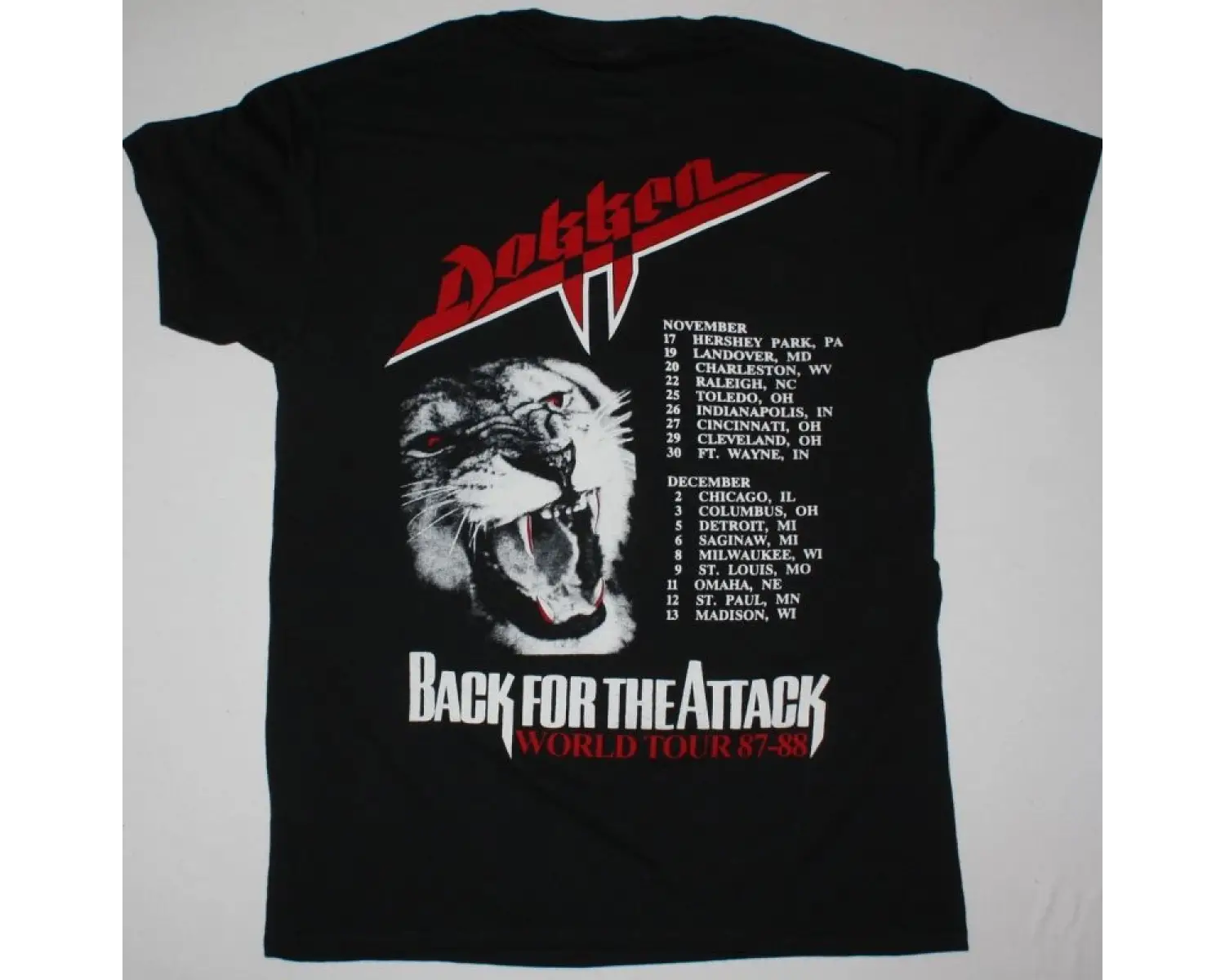 PALLBEARER CONCERT TEE NEW BLACK T-SHIRT ÖN VE ARAKA BASKILI