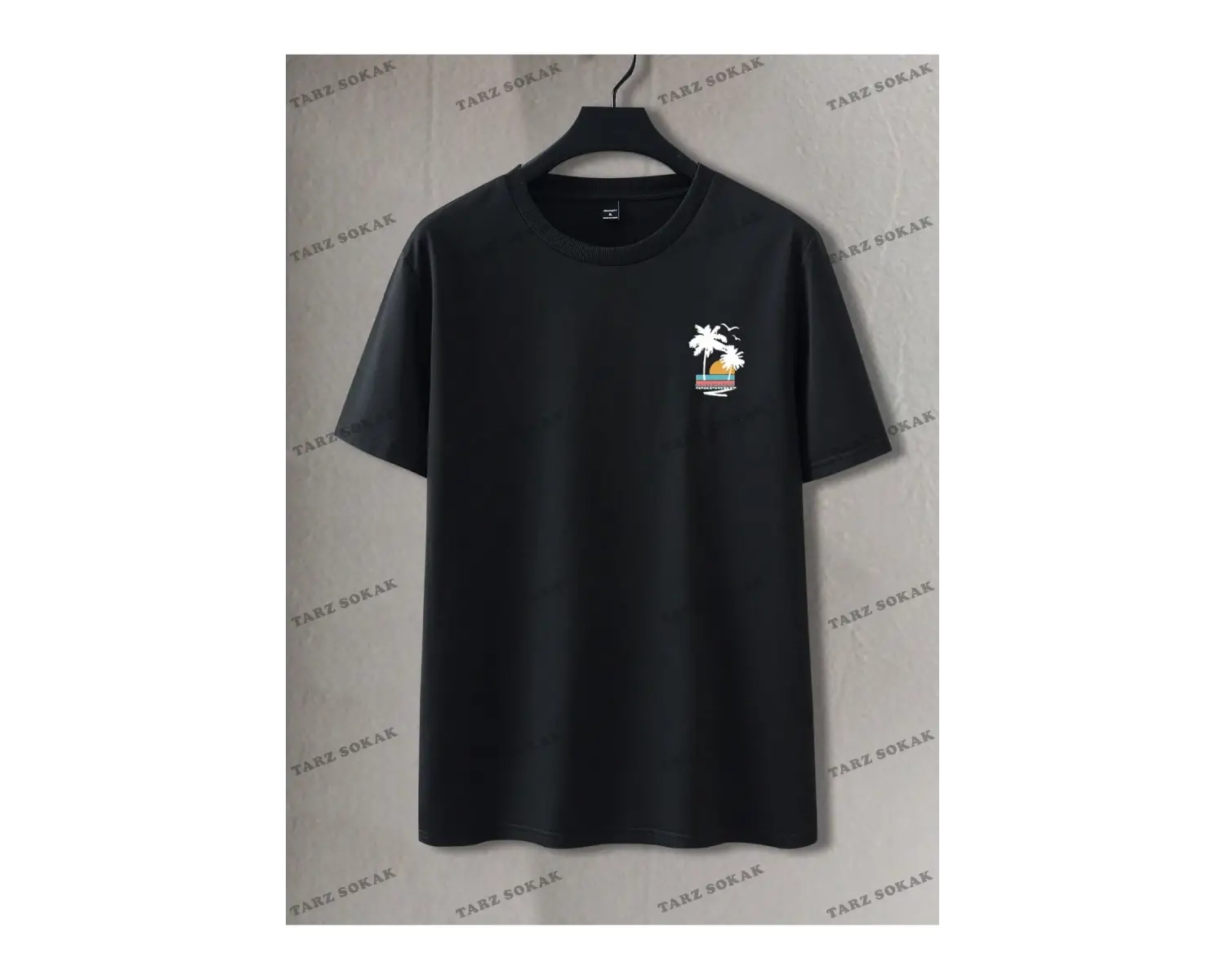 Palmiye  BASKISIZ Baskılı Oversize Kalıp Unisex T-shirt