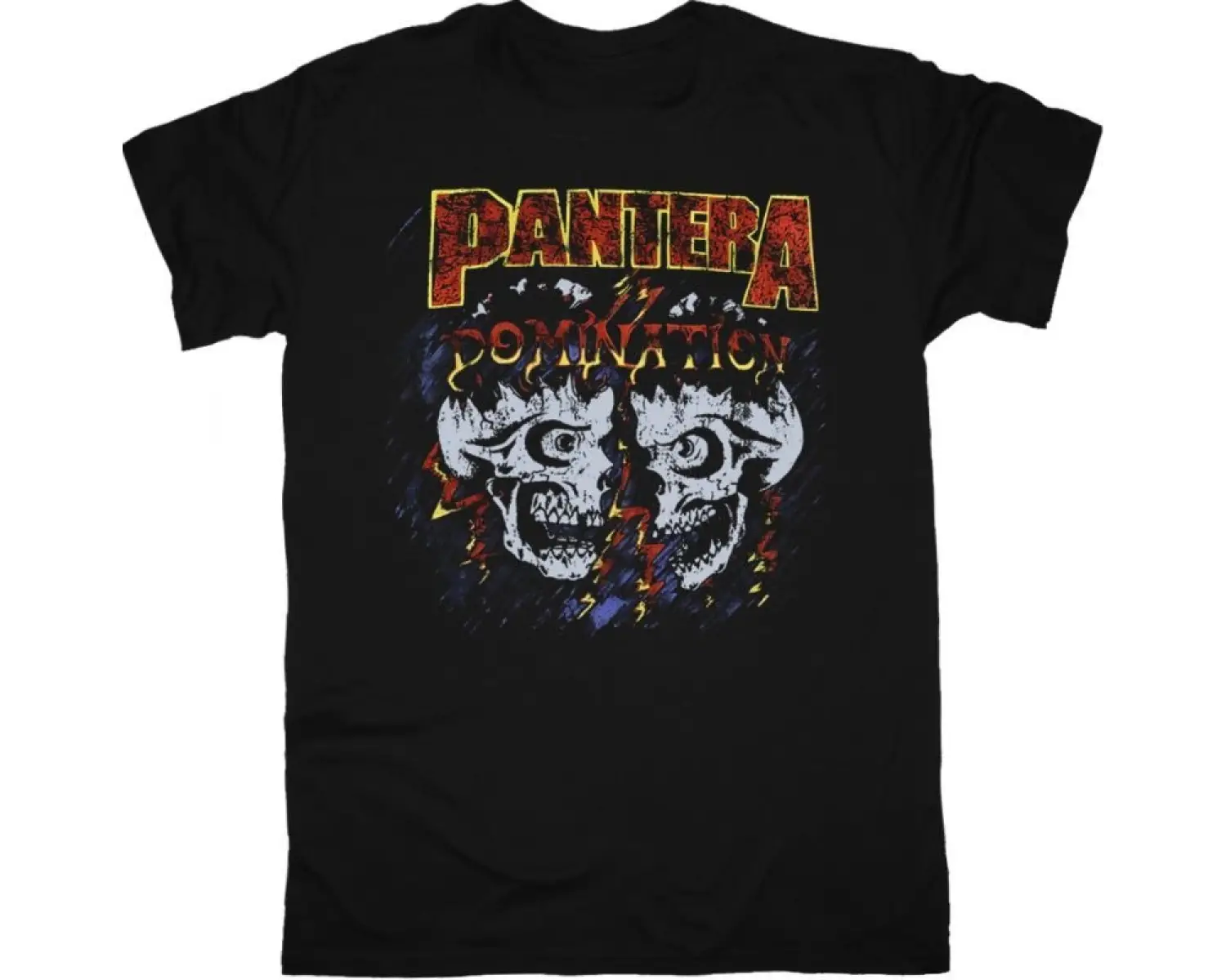 PANTERA DOMINATION NEW BLACK T-SHIRT