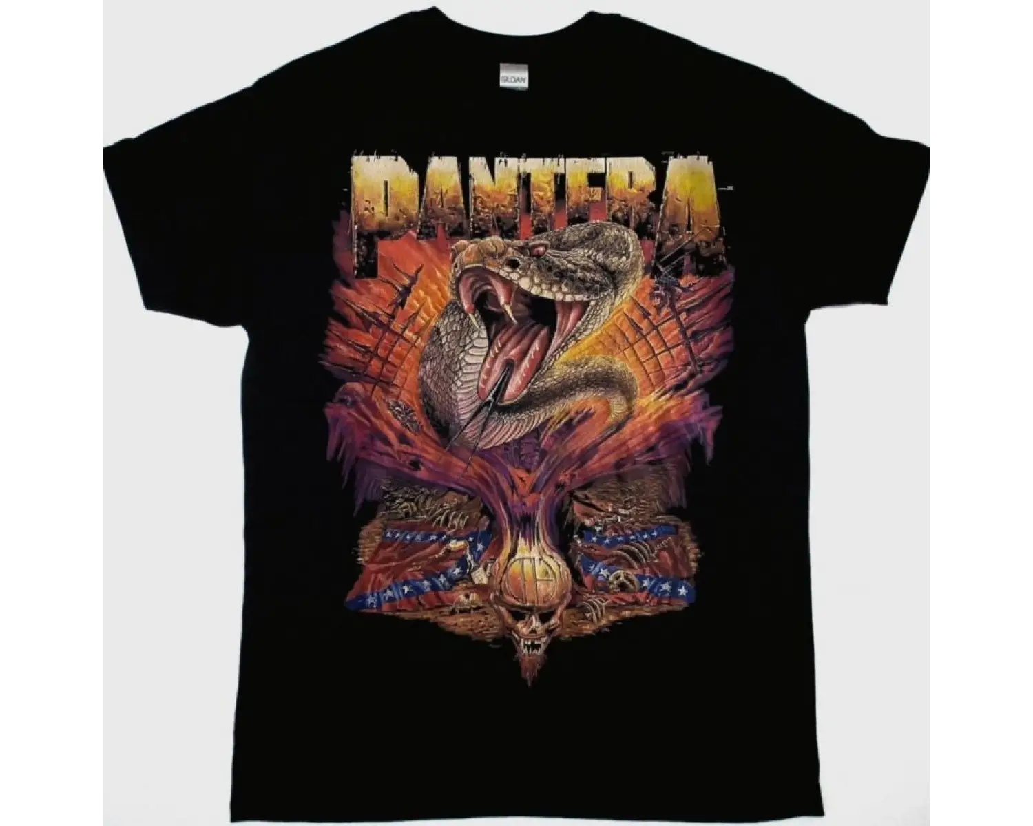 PANTERA WORLD DOMINATION TOUR NEW BLACK T-SHIRT