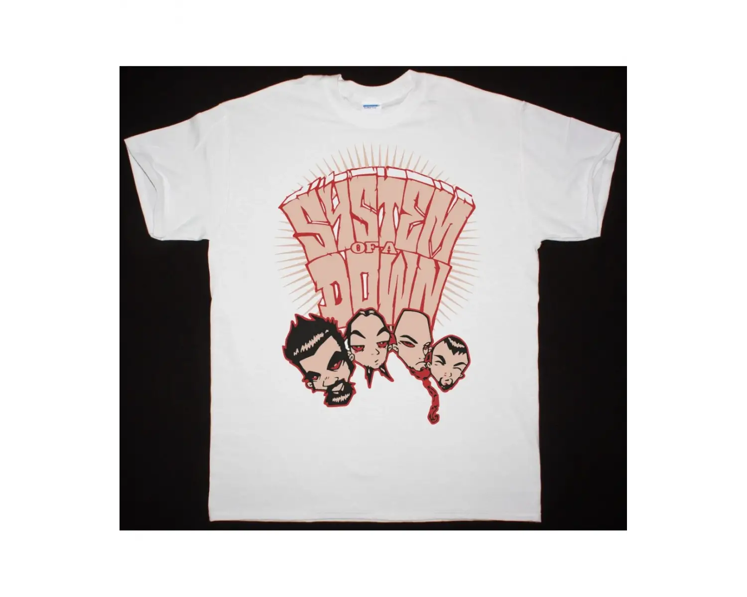 PARADOX PRODUCT OF IMAGINATION 1987 NEW BLACK T-SHIRT ÖN BASKILI