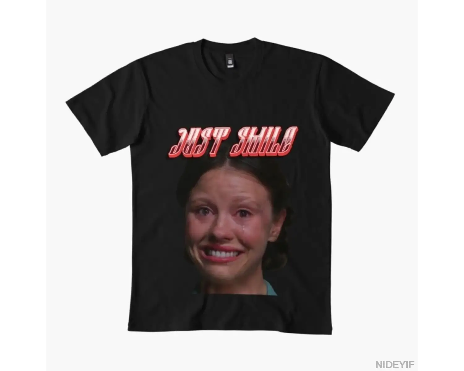 Pearl-just smile Erkek Kadın Tişörtü %100 Pamuklu Tişörtler Kısa Kollu Üstler 1226-3