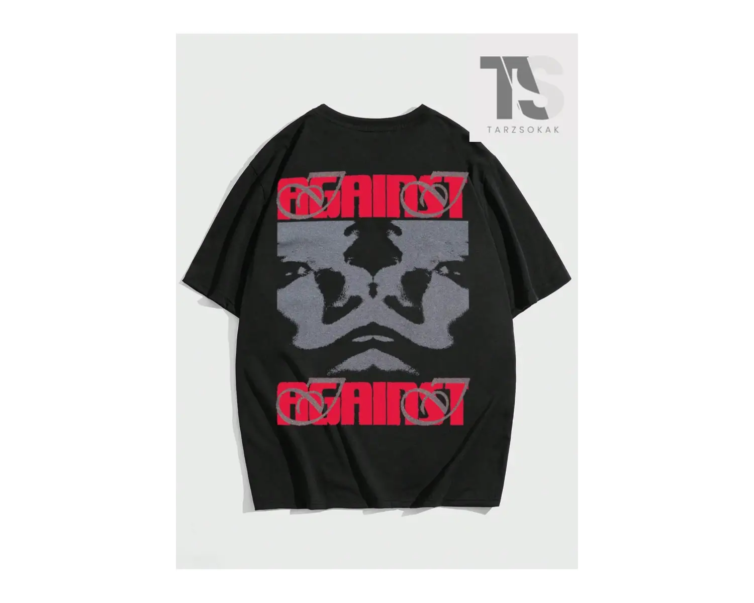 Pehlevi Erkek Harfli Grafik Tişört