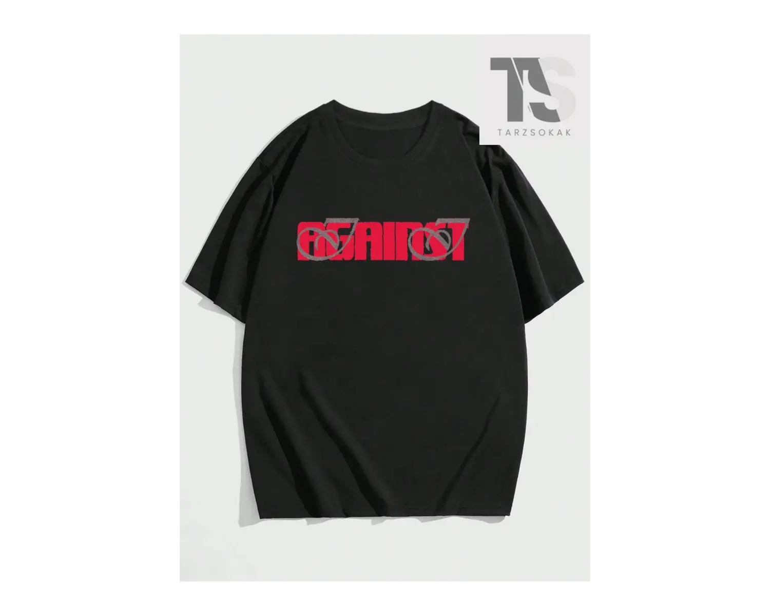 Pehlevi Erkek Harfli Grafik Tişört