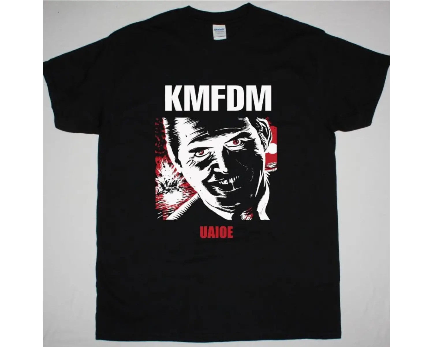 PENNYWISE FUCK AUTHORITY NEW WHITE T SHIRT ÖN VE ARAKA BASKILI