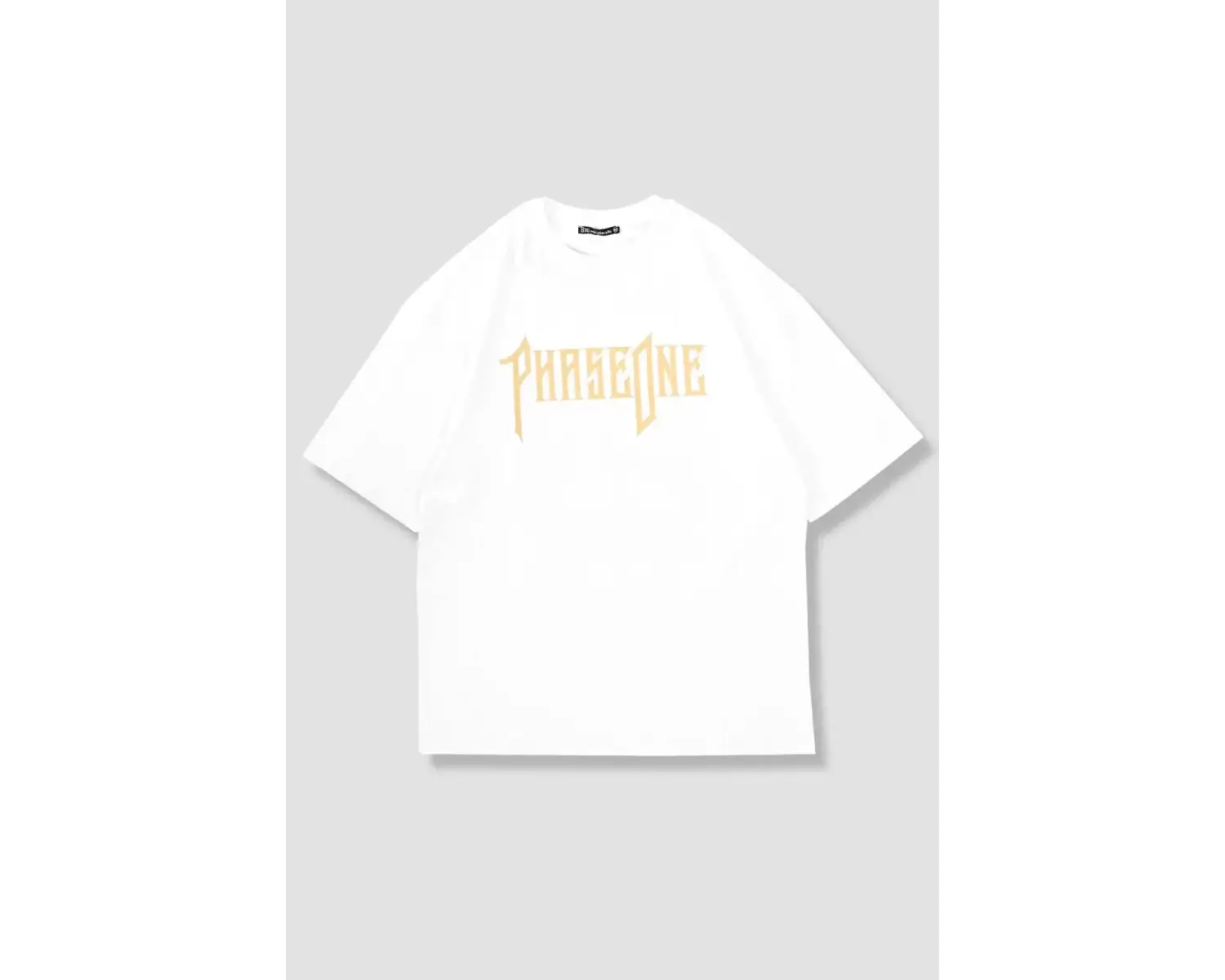 Phaseone Sırt Baskılı Beyaz Unisex Oversize