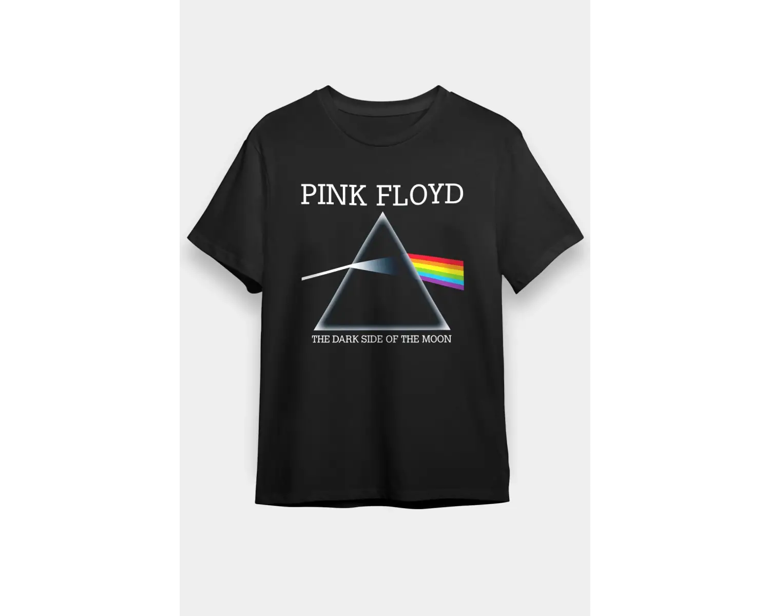 Pink Floyd Baskılı Unisex Beyaz Tişört