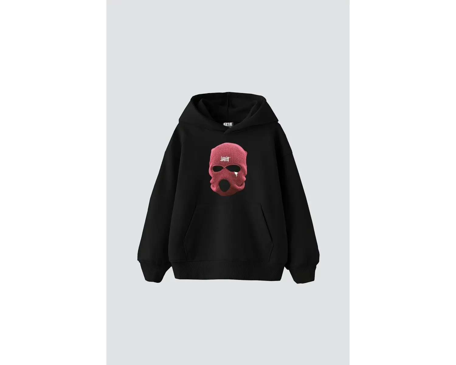 Pink Mask Baskılı Oversize Unisex Premium Beyaz