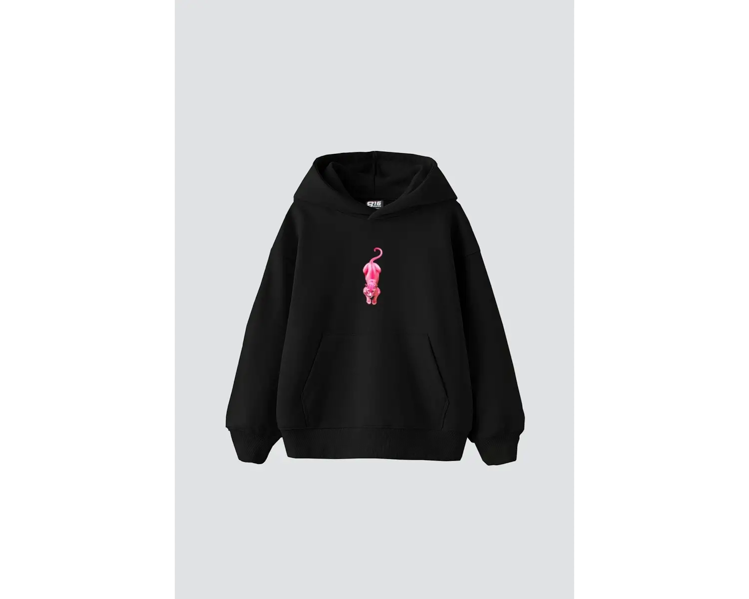 Pink Panther Baskılı Oversize Unisex Beyaz