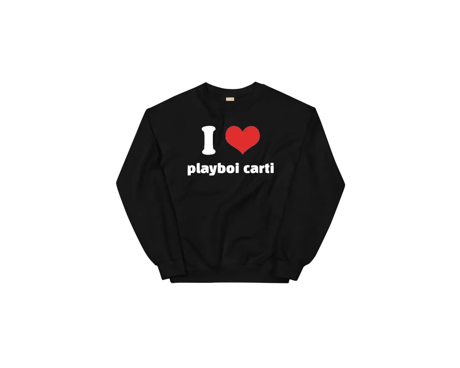 Playboi Carti Sweatshirt Siyah