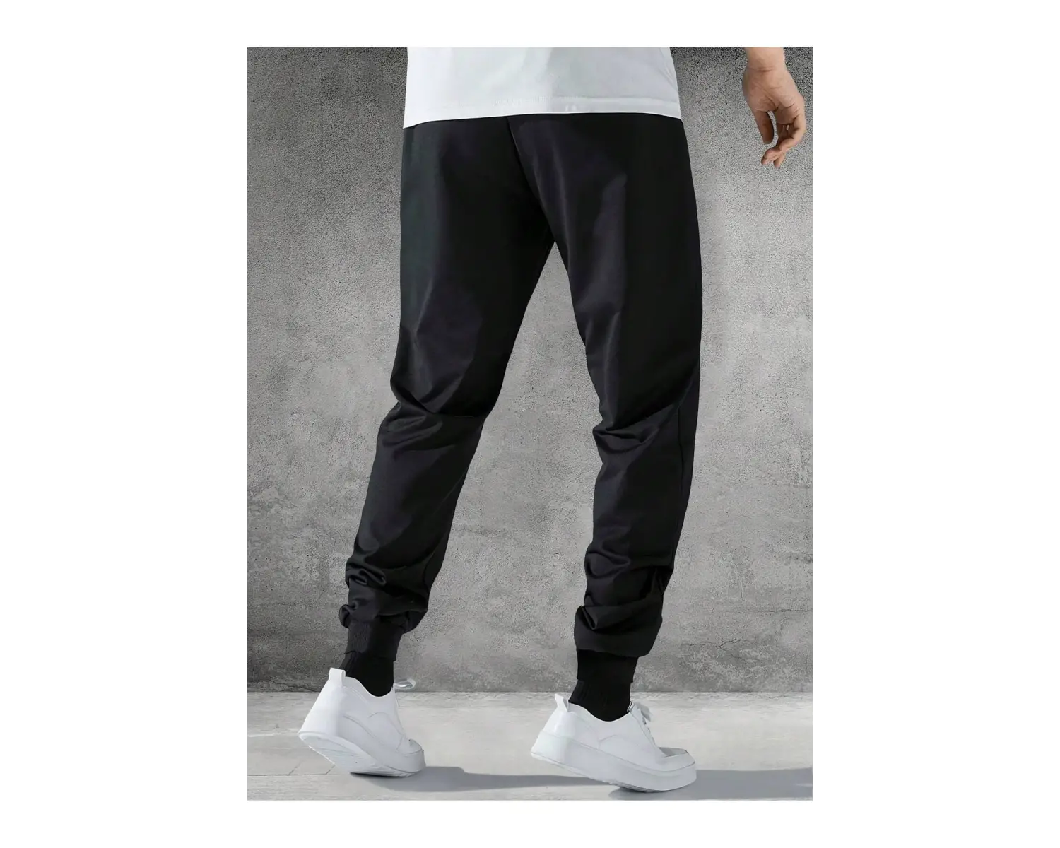 Playing Card Print Drawstring Waist Eşofman Altı