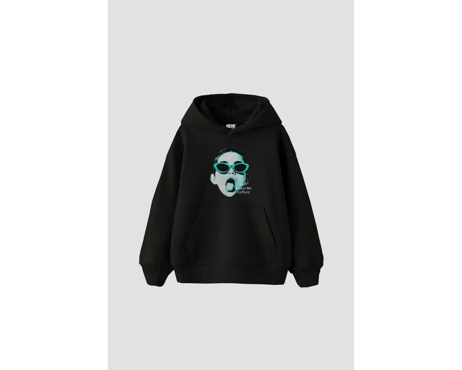 Pleasure Baskılı Oversize Unisex Beyaz