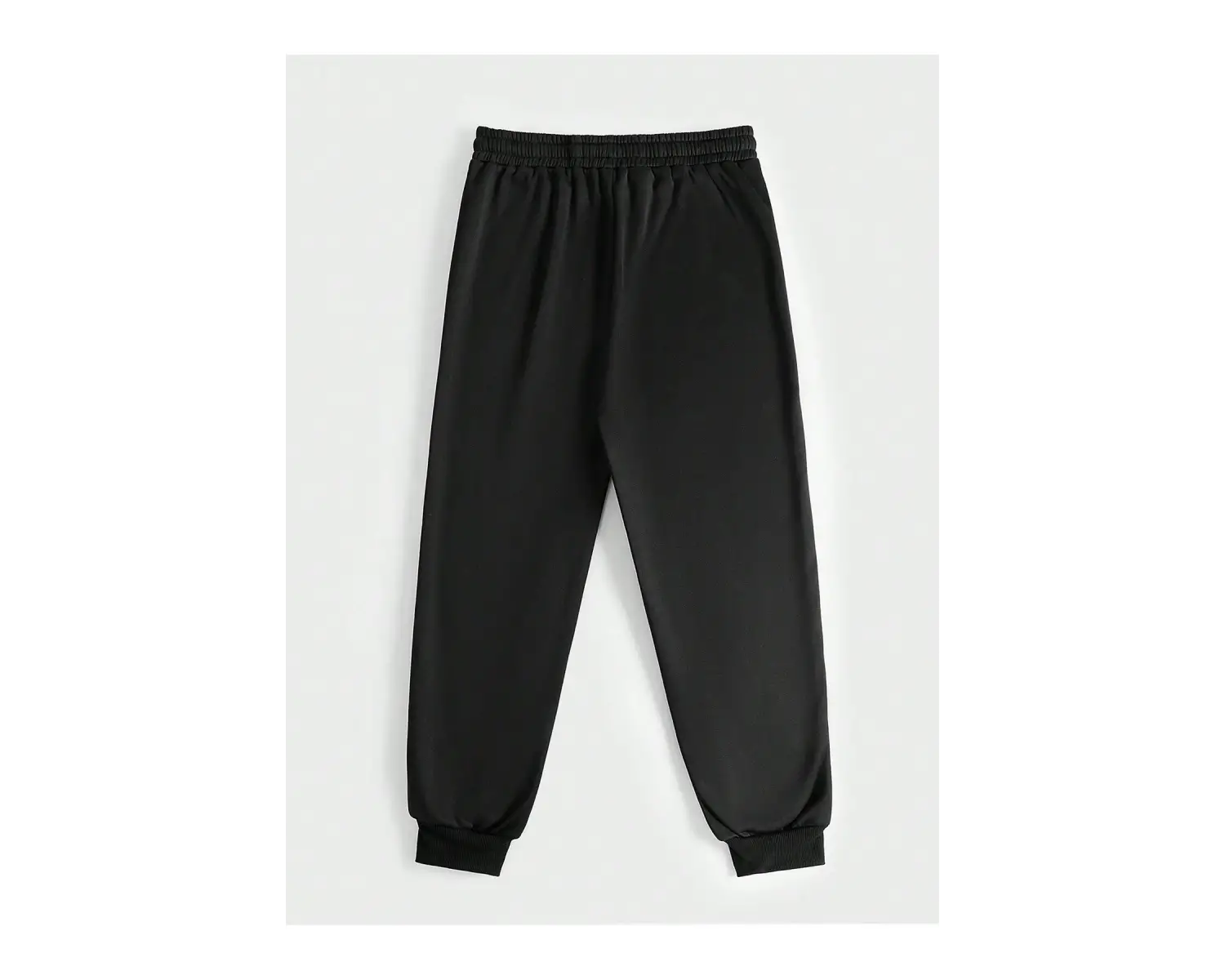 Plus Ay Desenli Beli Büzgülü Eşofman Altı