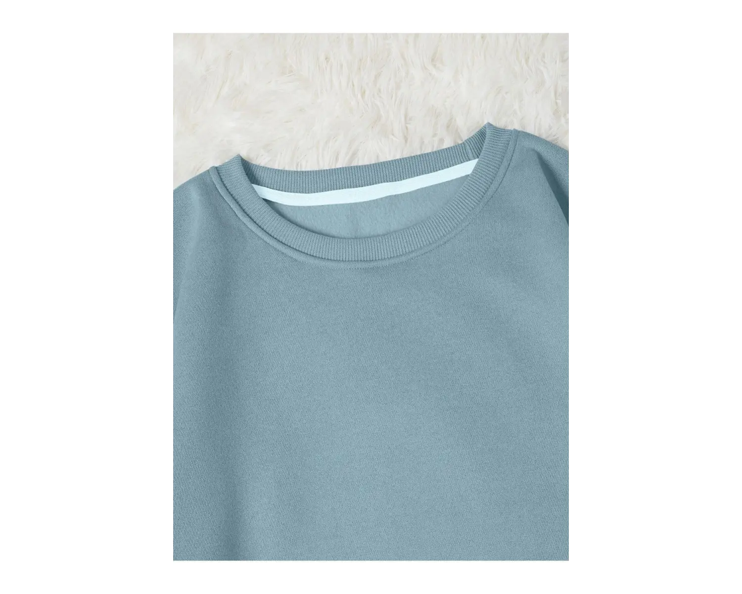 Premium Kapşonlu Sweatshirt MAVİRENK