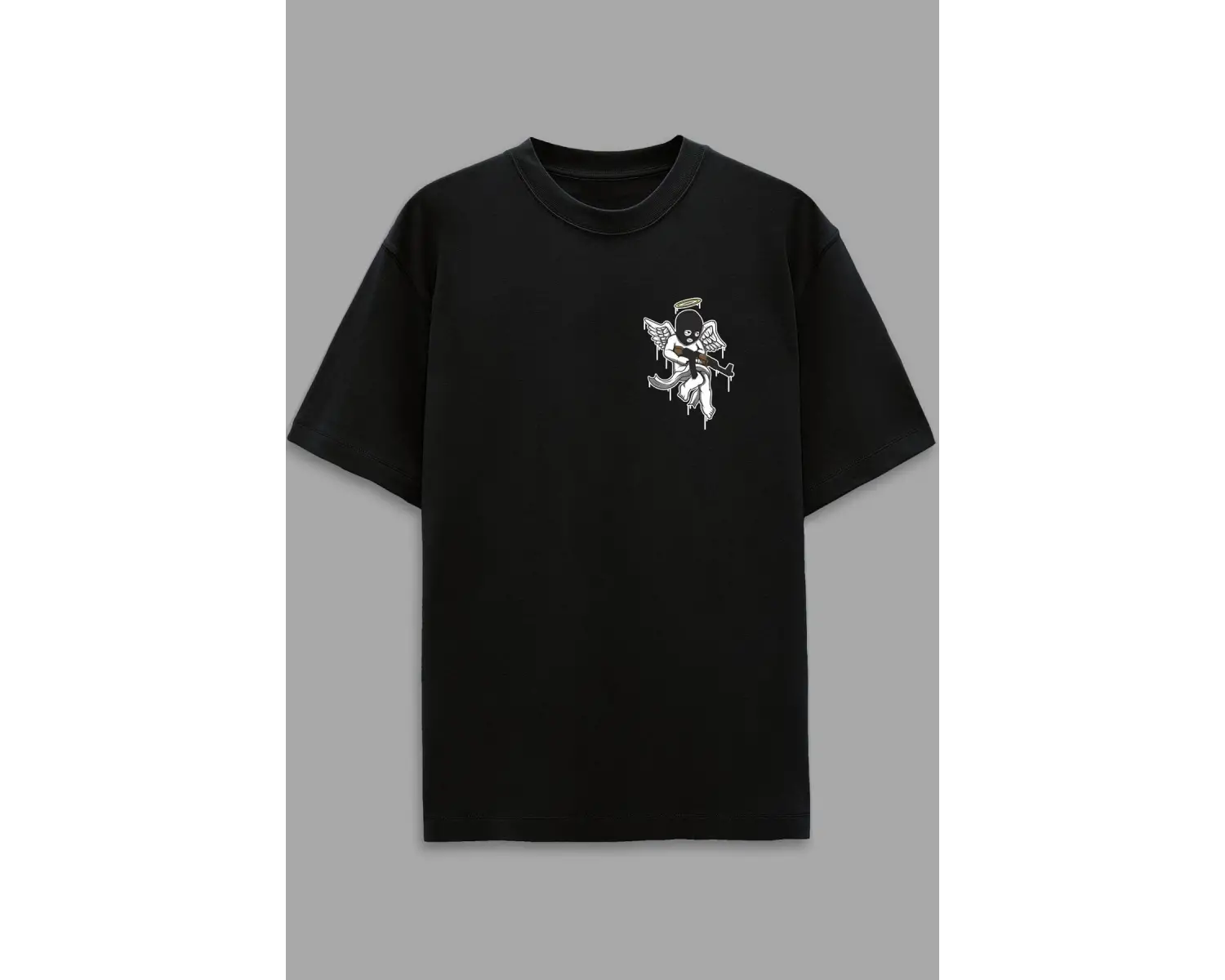 Pressure Beyaz Oversize Unisex T-shirt