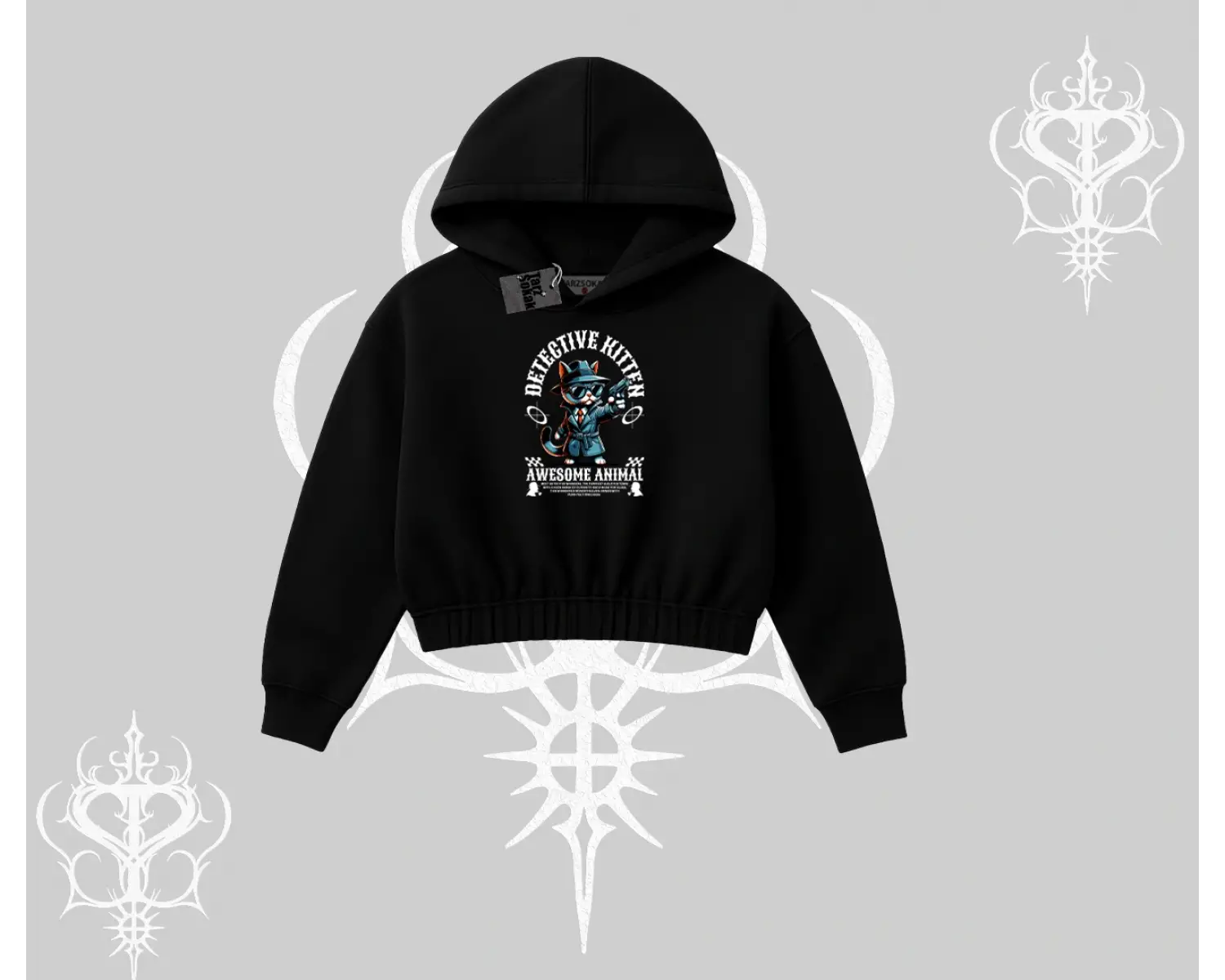 ProCATstinator Kedi Baskılı Biskilet Sweatshirt