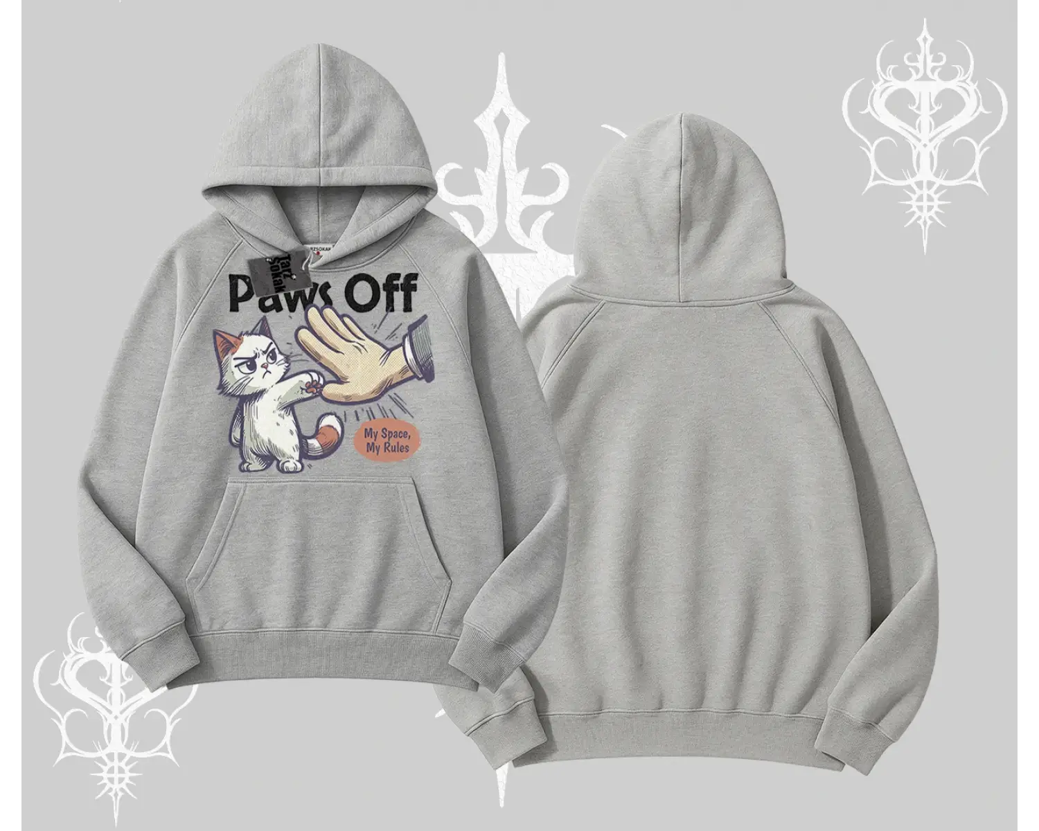 ProCATstinator Kedi Baskılı Biskilet Sweatshirt