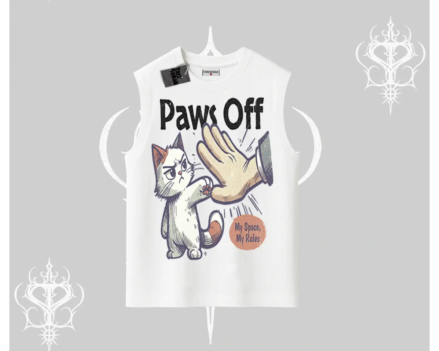 ProCATstinator Kedi Baskılı Kapşonlu Sweatshirt