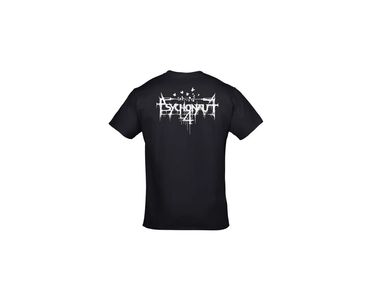 Psychonaut 4 Ön Arka Baskılı Unisex Siyah