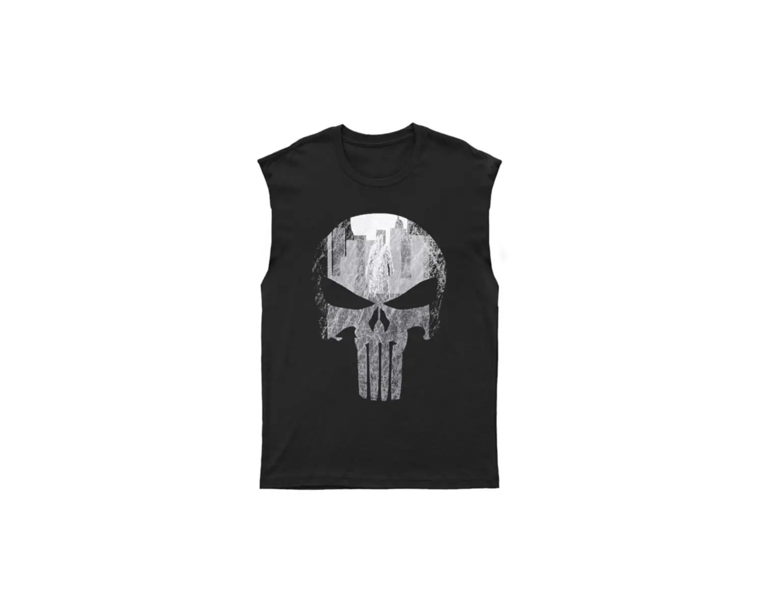 Punisher Kesik Kol Tişört Kolsuz T-shirt Bkt8225