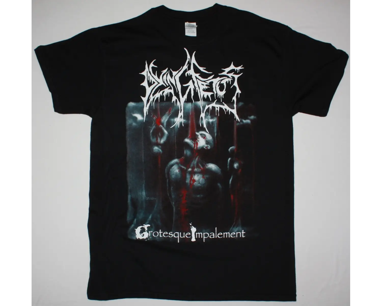 PUSCIFER LOGO NEW BLACK T-SHIRT ÖN VE ARAKA BASKILI