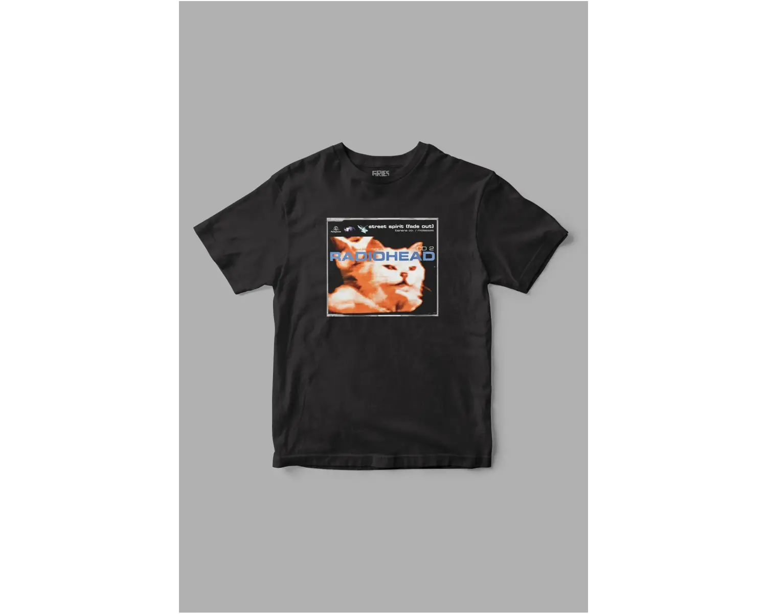 Radiohead Cat Baskılı Tişört