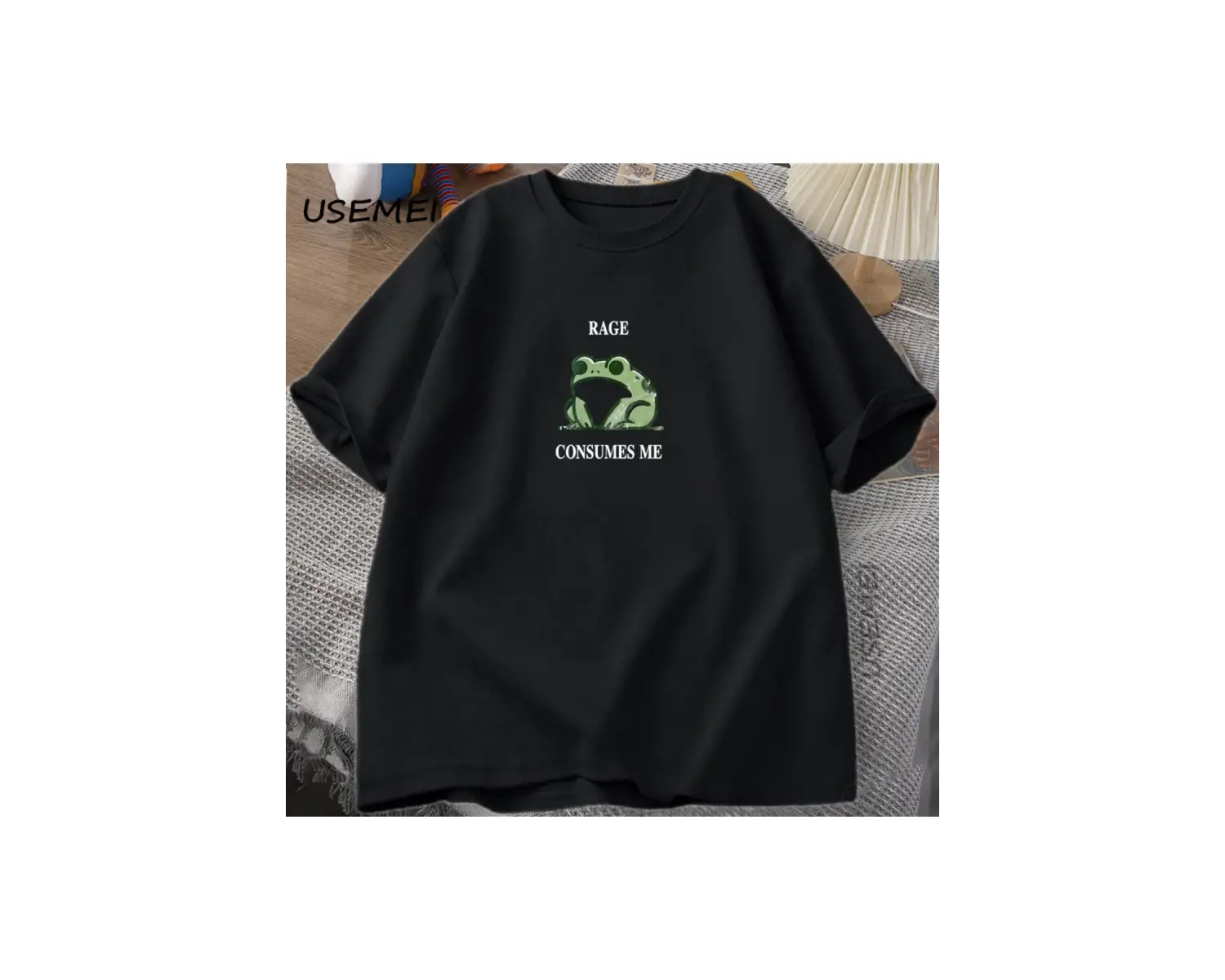 Rage Beni Tüketiyor Kurbağa Vintage T Shirt Erkek Kadın Tee Doğa Sevgilisi Aptal Kurbağa Retr 2820