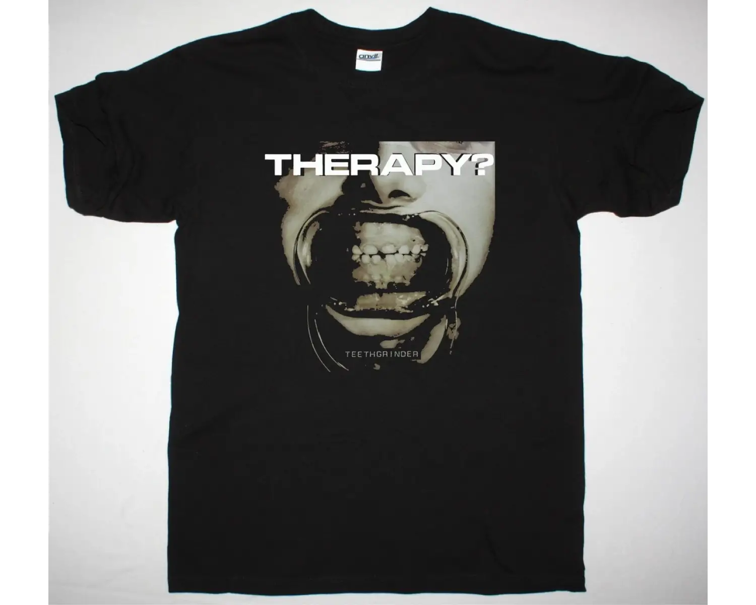 RAINBOW FINYL VINYL 96 NEW BLACK T-SHIRT ÖN BASKILI